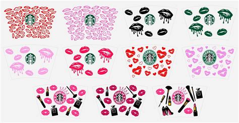 Starbucks Logo Template Svg Starbucks Full Wrap Template Svg Etsy