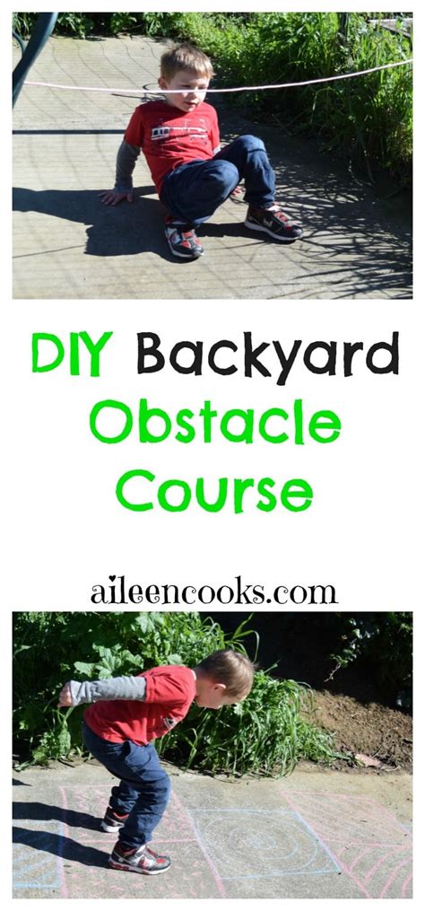 Gather all the needed supplies that will become your obstacles, your paper, pencil · help kids build their own backyard obstacle course with a free printable design planner. DIY Backyard Obstacle Course - Aileen Cooks
