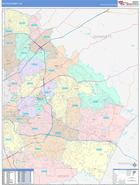 Georgia Militia District Map Dekalb County