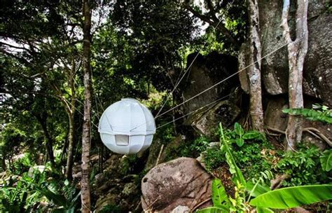 Cocoon Tent Treehouse Mans Outdoor Love Nest Jebiga Design And Lifestyle