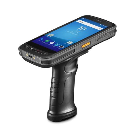 のタイミン Android Barcode Scanner With Pistol Grip， Handheld Rugged Pda 1d