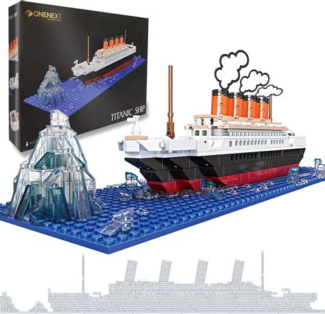 Onenext Rms Titanic Model Building Block Set Pcs Giocattoli Educativi Fai Da Te Compatibili