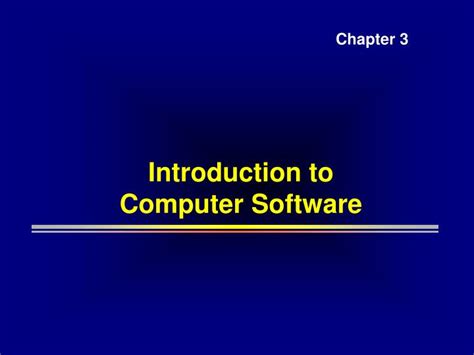 Ppt Introduction To Computer Software Powerpoint Presentation Free