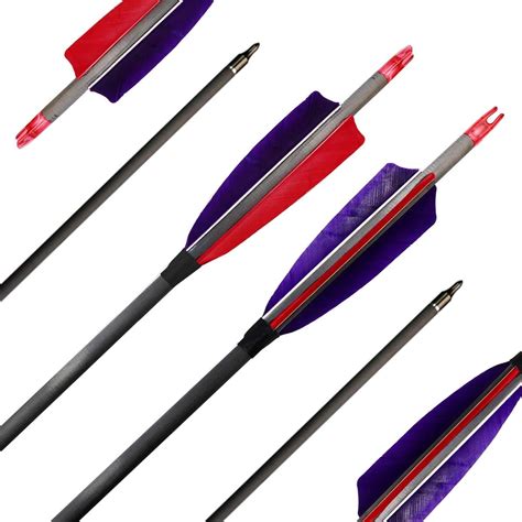 Letszhu Target Arrows 600 Spine Wood Grain Carbon Shafts With Real