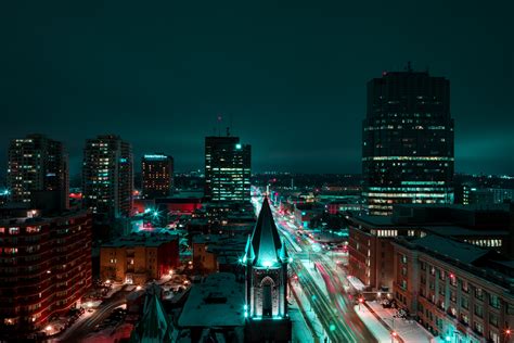 Timelapse Photo Of City During Nighttime · Free Stock Photo