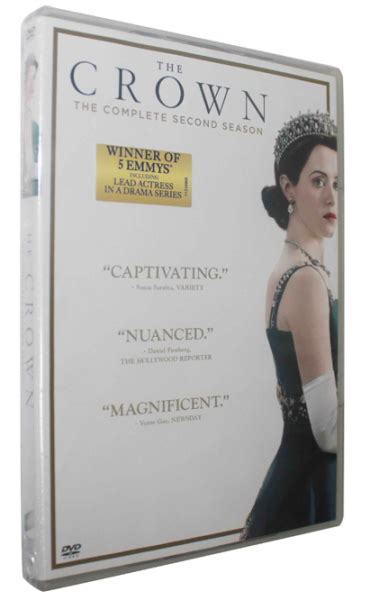 The Crown The Complete Season 2 Dvd Box Set 3 Disc Free Shipping