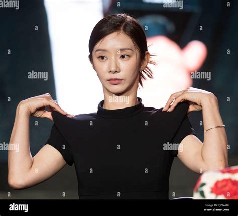 June Seoul South Korea Actress Lee Joo Bin Pose For