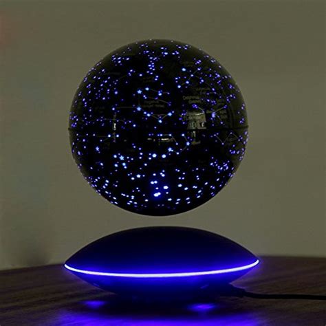 Fugest Magnetic Levitation Floating Colorful Globe Map Stars Led Night