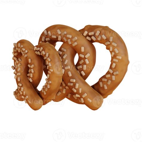 3d Illustration Pretzel 35232484 Png