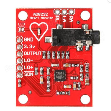 Ad8232 Ecg Heart Monitor Measurement Kit Sensor Module Pulse Single Lead Arduino 5056517063750