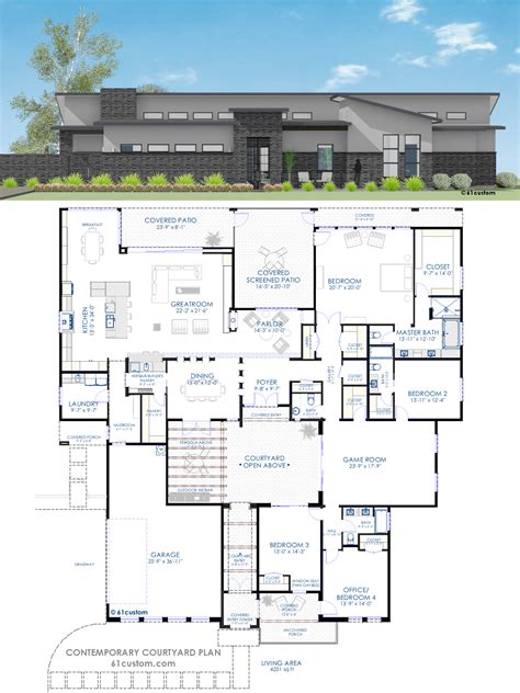 Modern House Plan Drawings