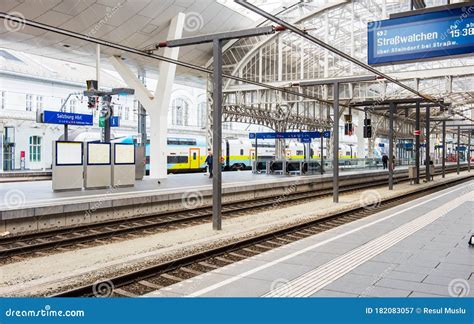 Salzburg Hauptbahnhof Train Station Editorial Photography Image Of