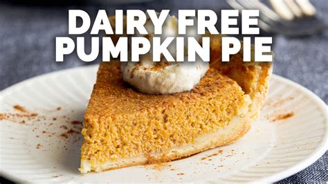 Pumpkin Pie With Coconut Milk Dairy Free Minutes Prep Youtube