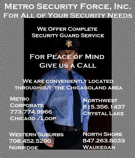 Security Companies Chicago - Security Guards Companies