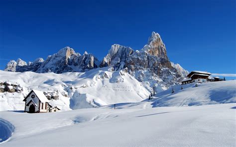 Dolomites Alps Italy Winter Snow Hd Wallpapers 4k Macbook And