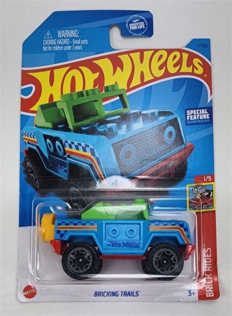 Hot Wheels 2023 007250 Bricking Trails Multiple Color Options Ignition Diecast