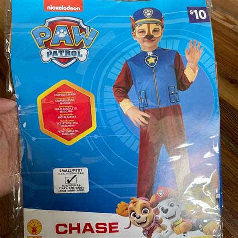 Paw Patrol Costumes Paw Patrol Chase Costume Small Poshmark