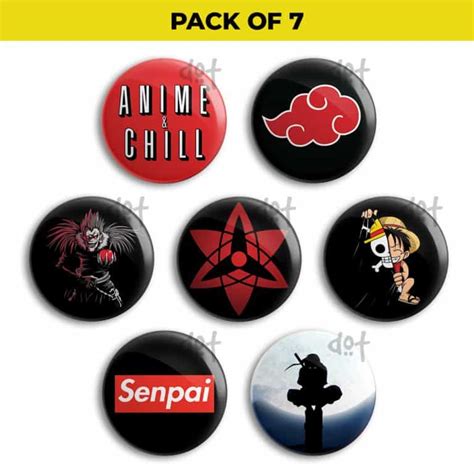 Anime Dot Badges
