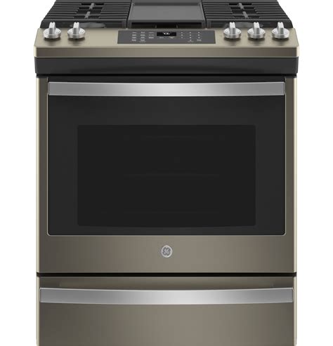 Ge Jgs760epes Ge® 30 Slide In Front Control Convection Gas Range