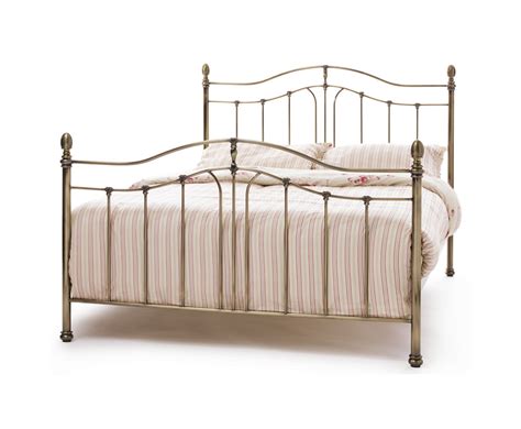 Showing results for antique brass bed. Camilla Antique Brass Metal Bed Frame