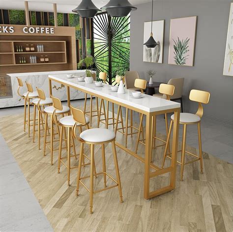 Multi Size Simple Bar Table And Chair Combination Of Modern Simple Iron