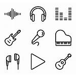 Instruments Icons Musical Icon Instrument Vector Multimedia