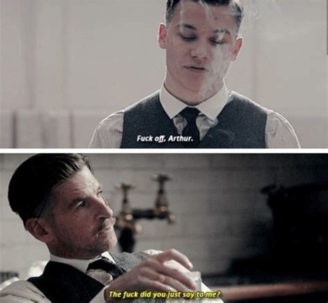 Peaky Blinders Arthur Shelby And Michael Gray 💜 Peaky Blinders Quotes Peaky Blinders Peaky