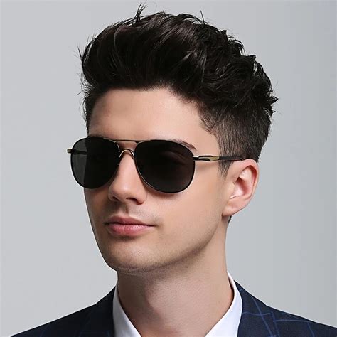 06 silver mirror luxury mens polarized sunglasses driving sun glasses for men women designer