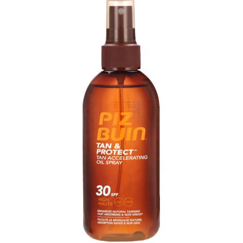 Piz Buin Tan And Protect Spf30 Tan Accelerating Oil Spray 150ml Clicks