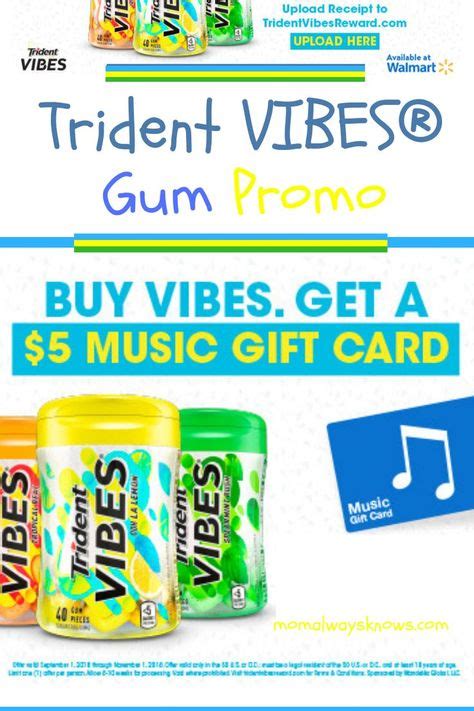 We did not find results for: Trident VIBES® Gum Free $5 iTunes Gift Card Promo | Itunes ...
