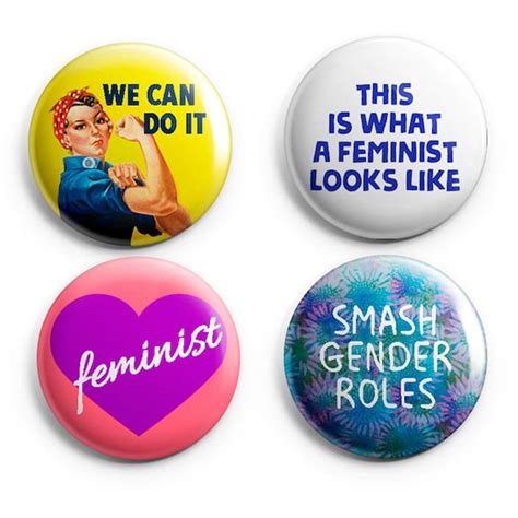 Feminist Buttons Etsy