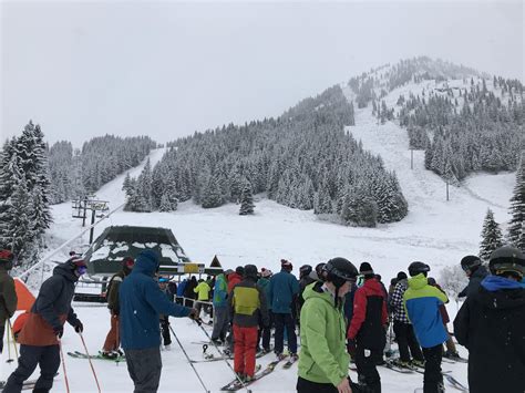 Crystal Mountain Opening Day R Skiing