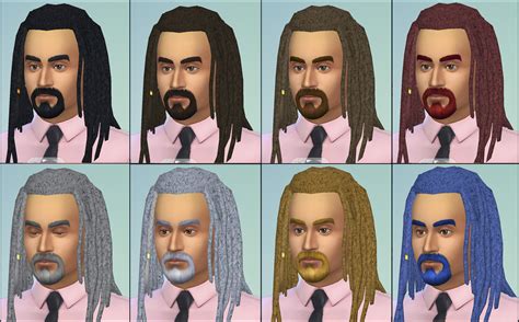Sims 4 Hairs Mod The Sims Jack Dreads Unisex By Necrodog