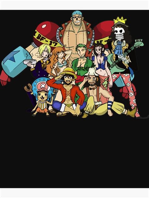 One Piece Team Classic Poster For Sale By Tommylupshaw Redbubble