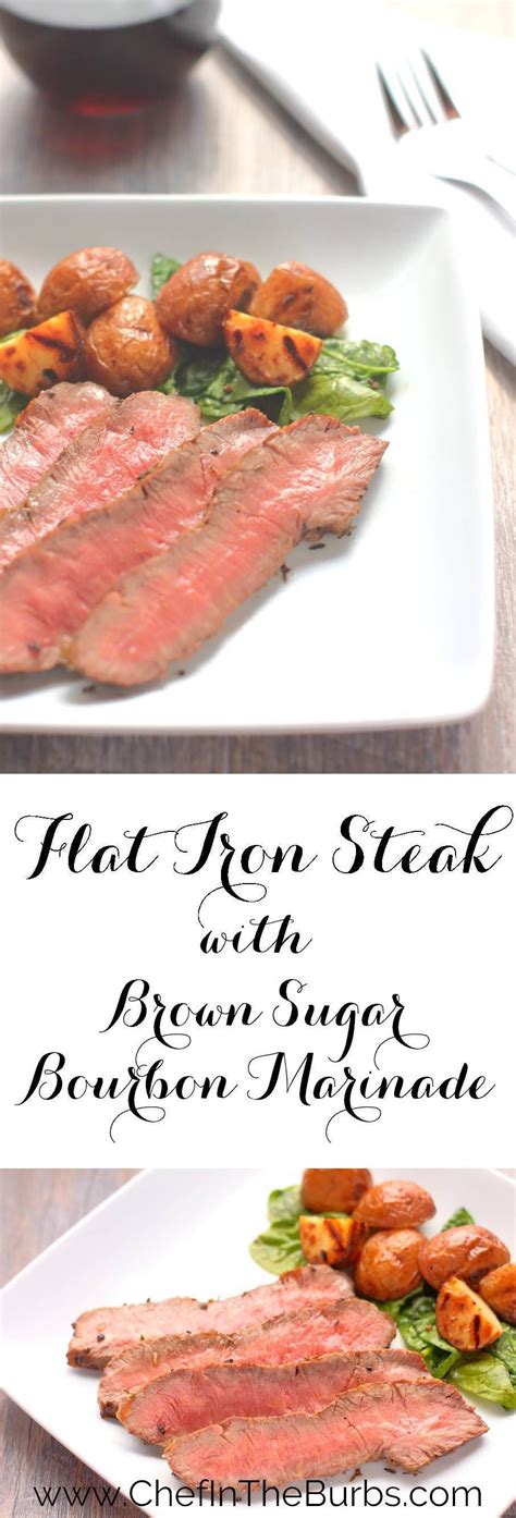Taken from the upper portion of the top blade roast, this cut is named after its triangular shape (like an old clothes iron) and is perfect for grilling — given its uniform thickness, nice marbling and rich flavor. Flat Iron Steak with Brown Sugar Bourbon Marinade | Recipe ...