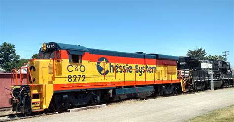 Cando 8272 Arrives At Lake Shore Railway Museum In North East Pa
