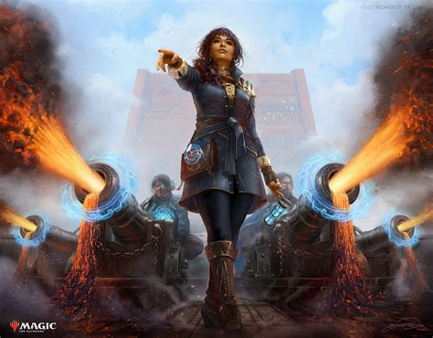 Jhoira Ageless Innovator Mtg Art From Dominaria United Set By Justyna