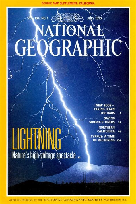 Lightning — Natures High Voltage Spectacle National Geographic Cover