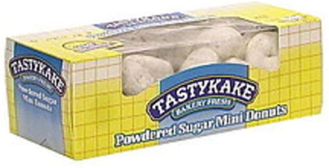 Tastykake Powdered Sugar Mini Donuts 13 Oz Nutrition Information Innit