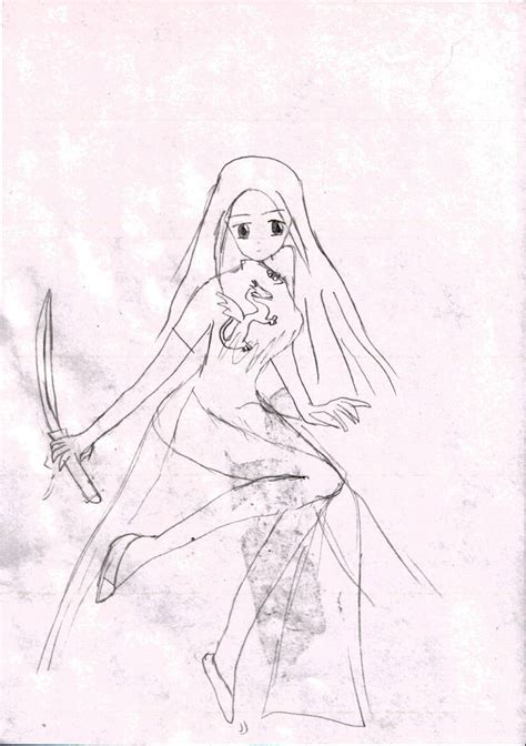 Lady Dragon Sketch 1 By Aichouka On Deviantart