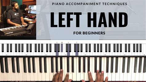 4 Left Hand Piano Chord Patterns For Beginners Youtube