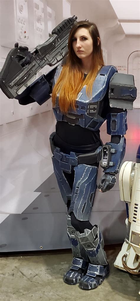 My Spartan Cosplay Based Off Of Carter From Reach Rhalo