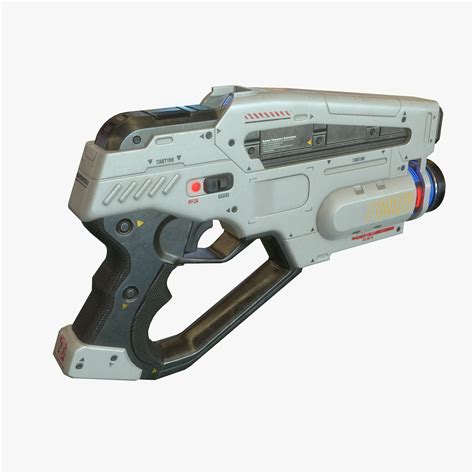 Sci Fi Gun 02 3d Asset Cgtrader
