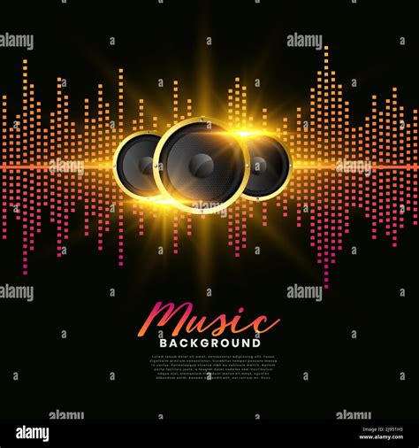 Music Speakers Background Album Cover Poster Stock Vector Image And Art