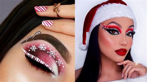 Sexy Red Christmas Makeup Looks 2021 New Makeup Tutorials Compilation