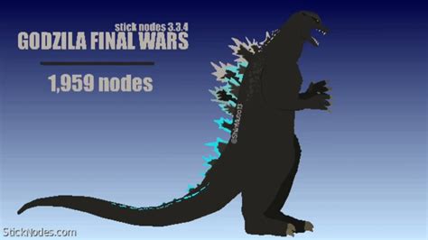 Godzilla Final Wars Link And Stick Showcase Stick Nodes Youtube
