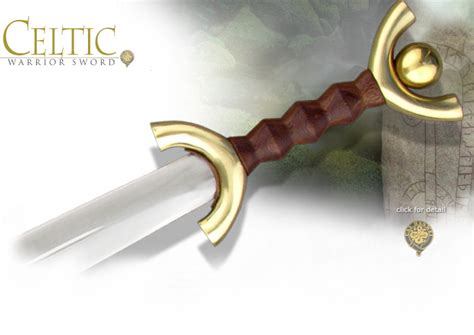 Battle Ready Celtic Warrior Sword Sh2370 By Cas Hanwei