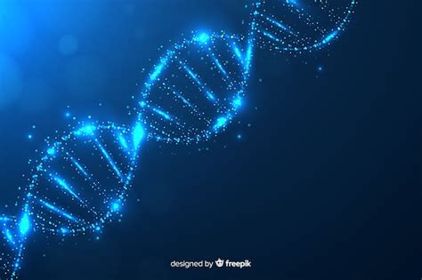 Abstract Dna Background Free Vector