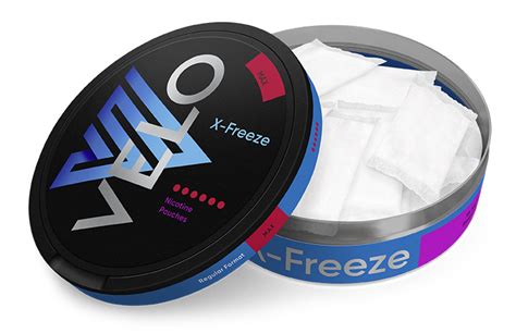 Ook zijn er zoetstoffen en smaakextracten toegevoegd. Nicotine Pouches VELO X-Freeze Max 14g