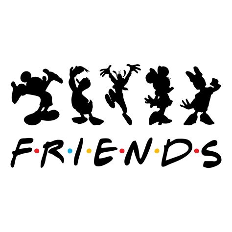 Disney Friends Digital Svg Etsy